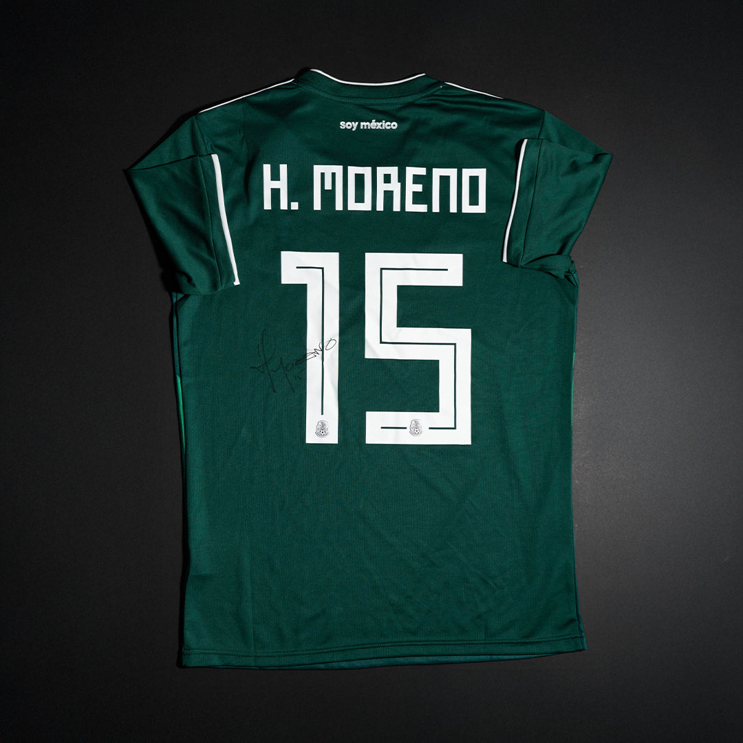 Jersey Firmado Hector Moreno - México Mundial 2018